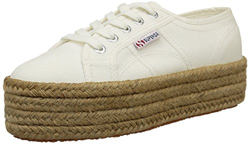 Superga 2790 Cotropew, Women’S Low-Top Sneakers, White (White), 4.5 UK (37 1/2 EU)