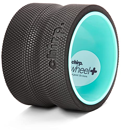 Chirp Wheel Foam Roller, 6' Deep Tissue Body Roller, Satisfying Roller Wheel, Targeted Muscle & Yoga, Back Pain Relief, PVC-Free, Sweat-Resistant Foam Padding, Massage, Stretching, Holds Up to 500 lbs