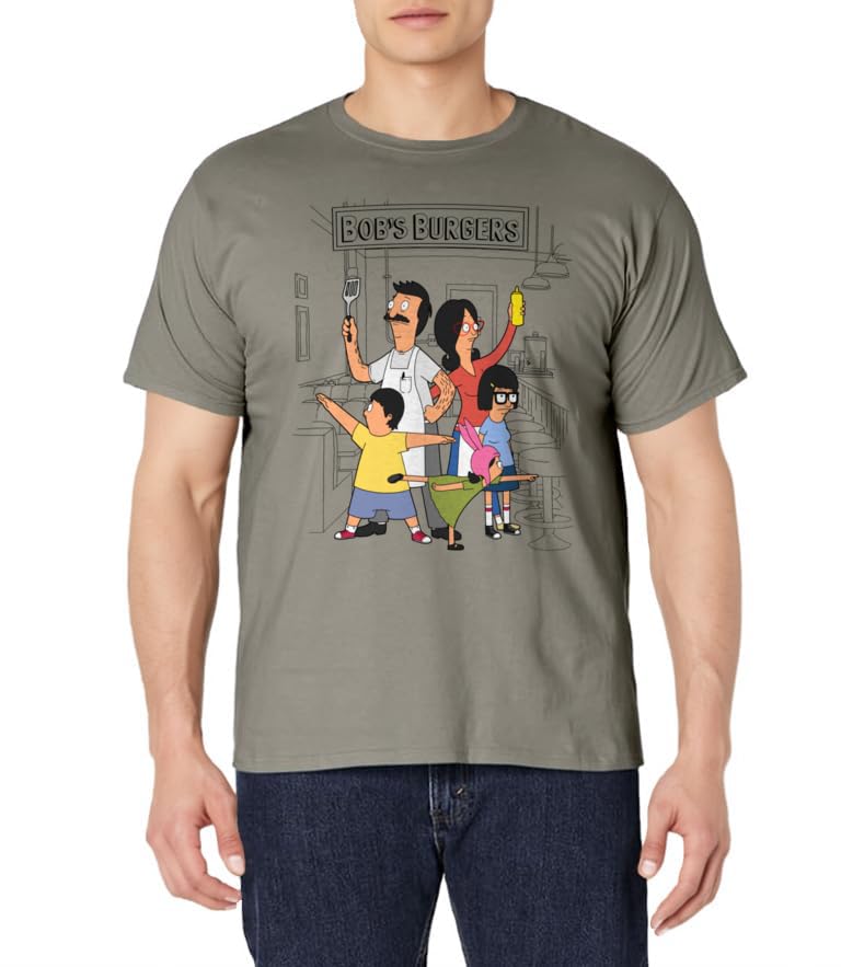 Bob's Burgers Belcher Hero Pose T-Shirt
