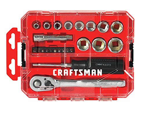 CRAFTSMAN Socket Set, Nano SAE, 3/8' Drive, 24Piece (CMMT12012)