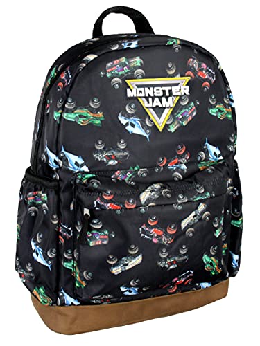 INTIMO Monster Jam Trucks Dragon Zombie Grave Digger Megalodon All Over Print Backpack