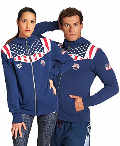 ARENA Standard Unisex OG Hooded Full-Zip Jacket, Navy, L