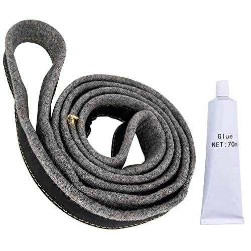 Ultra Durable DC97-07618A Dryer Drum Felt Seal with High Temp Glue Replacement Part by BlueStars - Exact fit for Samsung Dryer - Replaces AP4453798, 3998155, PD00025731, PS4218879