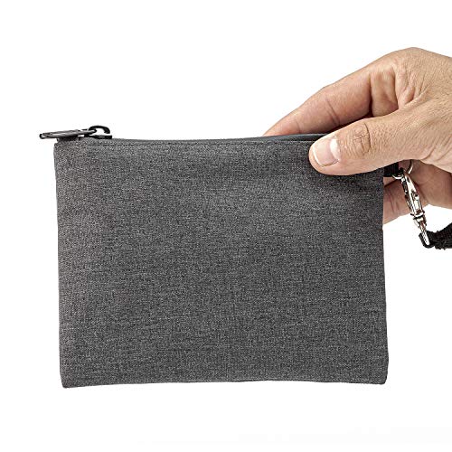 Epulse Small Smell Proof Bag - 6x4 inch, Smell Proof Pouch Container, Odorless Scent Proof Bags Storage, No Smell Odor Proof Bags Carbon Lined (gray)