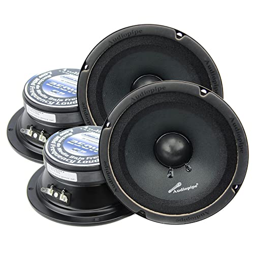 Audiopipe APMB-6SB-C 6' Sealed Back Full Range Speaker - 4-Pack