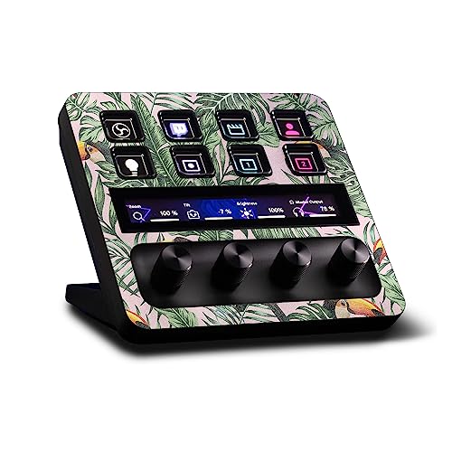 MightySkins Glossy Glitter Skin Compatible with Elgato Stream Deck + - Hidden Toucan | Protective, Durable High-Gloss Glitter Finish | Easy to Apply, Remove, and Change Styles | Made in The USA