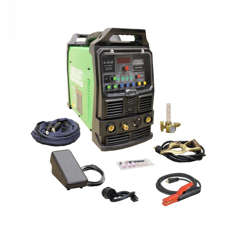 2019 Everlast PowerTIG 200DV 200amp 110/220 Dual Voltage PULSE ACDC Welder
