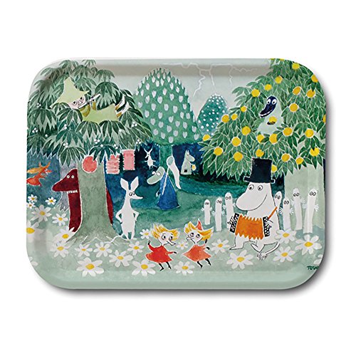 Moomin Wooden Trays Moomin Characters Wooden Tray Small (forgiveness Cease-Fire The Minish Cap/27 X 20 cm)