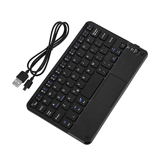 CUIFATI Ultra-Slim Mini Wireless Touchpad Keyboard, All-in-One Wireless Keyboard with Built-in Multi-Touch Trackpad for Smart TV HTPC PC Tablet Google Laptop Windows Android