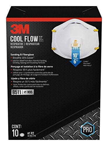 MMM8511 - Particulate Respirator w/Cool Flow Exhalation Valve