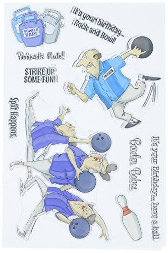 Hampton Art SC0680 Art Impressions People Clear Rubber Stamps, 4' x 6', Spare Me, Clear