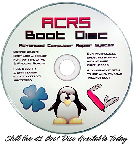 ACRS Boot Password Reset & Diagnostic Toolkit CD Disc for Windows XP, Vista, 7, 8, 10