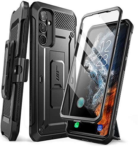 SUPCASE Unicorn Beetle Pro Case for Samsung Galaxy A54 5G (2023), Full-Body Rugged Belt-Clip & Kickstand Case with Built-in Screen Protector (Black)