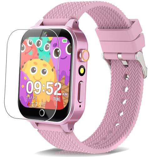 Kids Smart Watch for Boys Girls 5-12 Year Old, HD Touch Screen Kids Watch Birthday Gifts Toy Smartwatch 26 Puzzle Games Audio Books Pedometer Camera