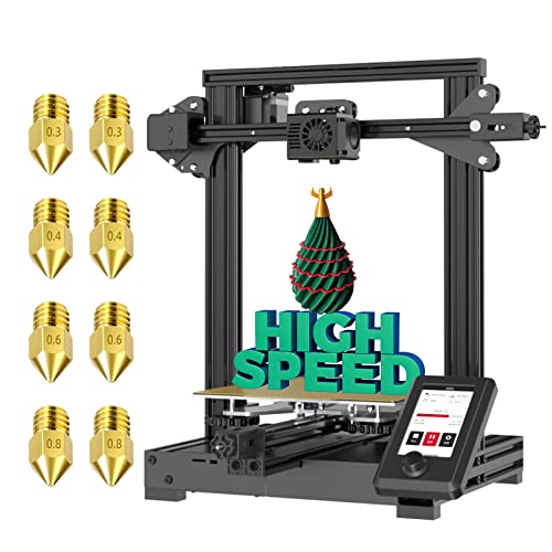 Voxelab 3D Printer Aquila X3 with Auto Leveling, 200mm/s High Speed Printing, FDM 3D Printer with Multi Diameter Nozzle Bundle and Removable Heated PEI Platform, Print Size 8.7' x 8.7' x 9.8