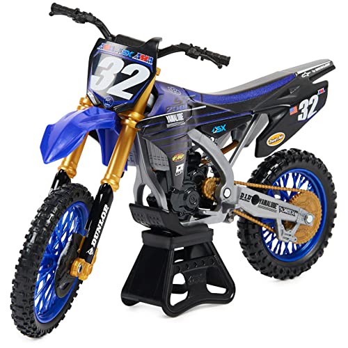 Supercross, Authentic Justin Cooper 1:10 Scale Collector Die-Cast Toy Motorcycle Replica with Display Stand, for Collectors and Kids Age 5 and Up