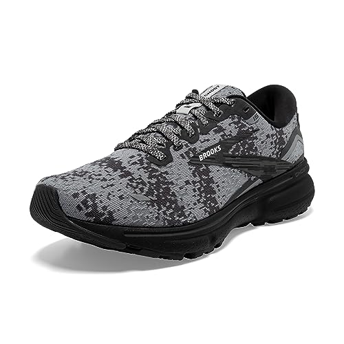 Brooks Women's Ghost 15 Neutral Running Shoe - Black/Oyster/Primer - 8 Medium