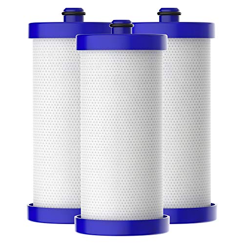 AQUA CREST WF1CB Refrigerator Water Filter, Compatible with Frigidaire PureSource WFCB, RG100, NGRG2000, WF284, Kenmore 9910, 469906, 469910 (Pack of 3)