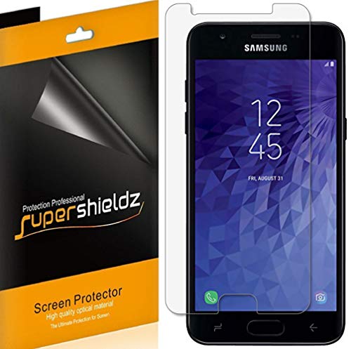 Supershieldz (6 Pack) Designed for Samsung (Galaxy J3 Orbit) Screen Protector, High Definition Clear Shield (PET)