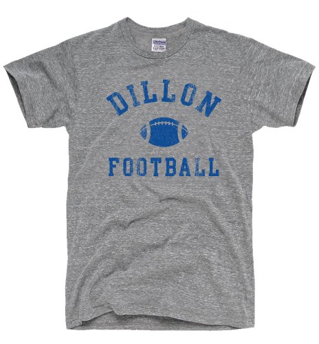 DIRTYRAGZ Men's Dillon Panthers Football T-Shirt M Heather Grey