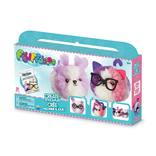 ORB The Factory Fluffables Sugar Cookie Double Arts & Crafts, Purple/White/Pink, 11.75' x 2' x 6'