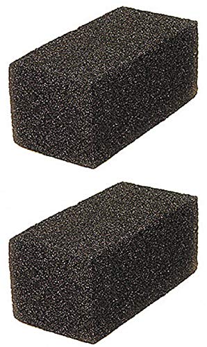 3M Grill-Brick Grill Cleaner, 3.5 x 4 x 8 Inches, Charcoal Color, 2 Per Pack