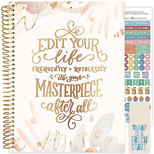 bloom daily planners 2024 (8.5' x 11') Calendar Year Day Planner (January 2024 - December 2024) - Weekly/Monthly Dated Agenda Organizer with Tabs - Writefully His