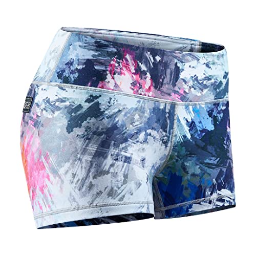 Women's 3'/ 5' Silicone No Ride Up Athletic Running Workout Shorts Active Yoga Volleyball WOD Compression Short Booty