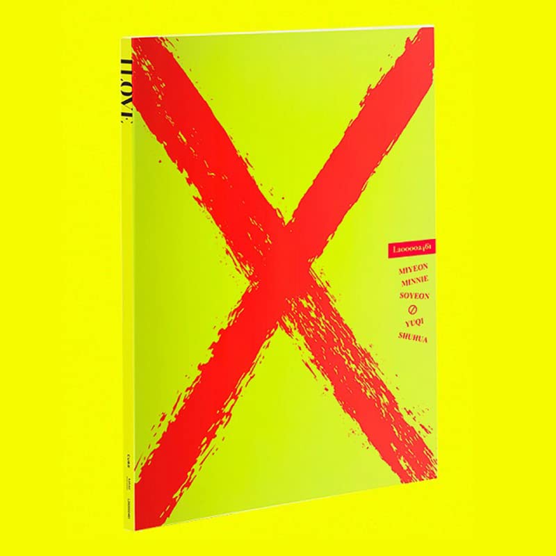 (G)I-DLE I LOVE 5th Mini Album X-file Version CD+1p Poster+1p Mini Poster On Pack+100p Booklet+1ea Lyric Paper+2p PhotoCard+1ea Sticker+1ea Stamp Sticker+1ea Bookmark+Tracking Sealed