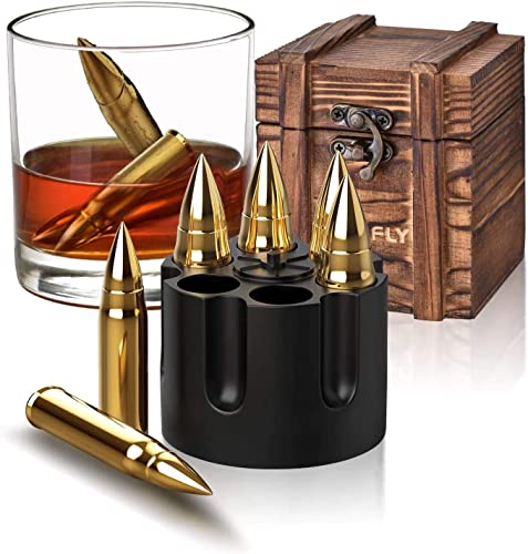 Gifts for Men Dad Husband Christmas, Whiskey Stones, Unique Anniversary Birthday Stocking Stuffers Gift Ideas for Him Boyfriend, Man Cave Stuff Cool Gadgets Retirement Bourbon Presents for Uncle