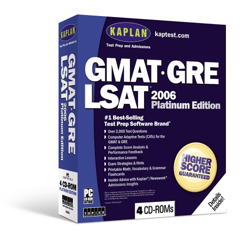 Kaplan GMAT/GRE/LSAT 2006 Platinum (PC)
