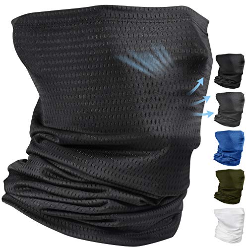 Neck Gaiter Breathable Face Mask for Men Dust Protection Running Gaiter Neck Mask Balaclava Headband Bandana Face Gaiter Scarf