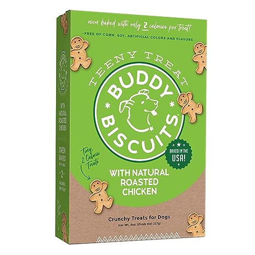 Buddy Biscuit Softies 6 oz Pouch, Soft & Chewy, Natural Roasted Chicken Flavor Dog Treats, Oven Baked in the USA