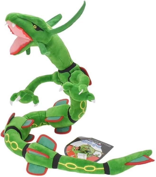 Tvzouis Rayquaza Plush Doll Stuffed Figure Toy 31 inch Gift (Green)