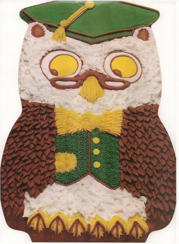 Wilton Mister Owl Graduate Cake Pan (502-7644, 1978) by Wilton