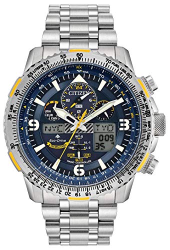 Citizen Men's Eco-Drive Promaster Blue Angels Skyhawk A-T Titanium Watch | 45mm | JY8101-52L