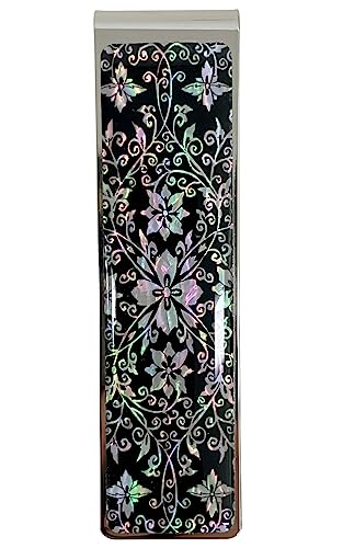 Mother of Pearl Money Clip Wallet Credit Card Slim Bussiness Card Stainless Steel Holder Noble Gift Collection (Creeper)
