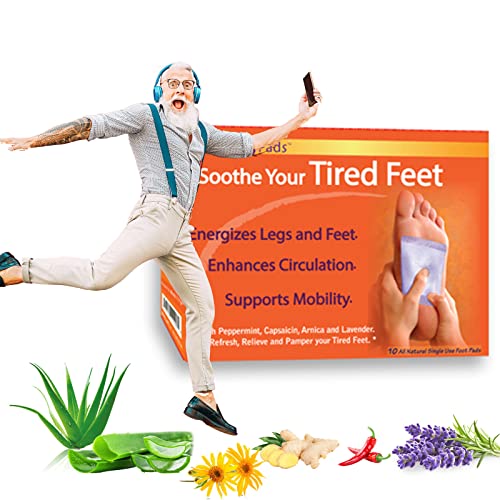 BodyPure Mobility Circulation Foot Patches | Adhesive Foot Patch for Increased Circulation & Sensation | Body Relief Foot Pads for Soreness & Pain | Only Foot Pad Made in The USA