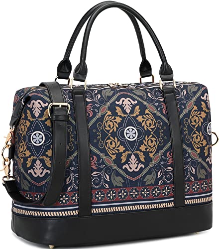 CAMTOP Weekender Travel Bag for Women, Carry-on Personal Item Bag, Overnight Bag, Travel Tote Bag