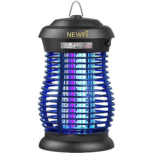 New Fi Bug Zapper,Two-Color Electronic Waterproof Fly Trap,Insect Zapper,Mosquito Killer Outdoor and Indoor for Home,Kitchen,Backyard,Camping (Bug Zapper)