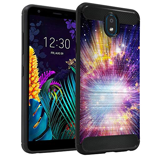 CasesonDeck Case Compatible with LG Aristo 4 / LG Aristo 4+ Plus/LG Prime 2/ Journey LTE - Soft Fitted Flexible TPU Cover Shock Protection (Lightspeed)