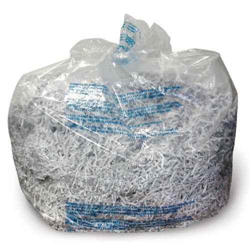 GBC Swingline Shredder Bags, 6-8 Gallon, Plastic, For 60X/80X/100X/200X/100M, 100/Box (1765016)