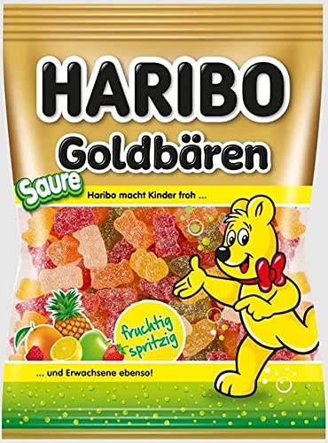 Haribo Sauer (Sour) Goldbaeren Gummy Bear Candy 175g