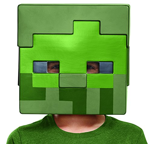 Disguise Minecraft Zombie Costume Mask, One Size Child