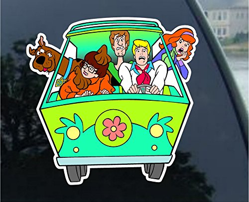 Scooby Doo MiniVan Vynil Car Sticker Decal - 4'