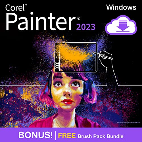 Corel Painter 2023 | Professional Painting Software for Digital Art, Illustration, Photo Art & Fine Art [PC Download]