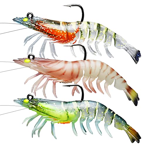 TRUSCEND Fishing Lures for Freshwater and Saltwater, Lifelike Swimbait for Bass Trout Crappie, Slow Sinking Bass Fishing Lure, Amazing Fishing Gifts for Men, Must-Have for Family Fishing Gear