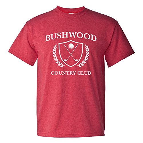Bushwood Country Club - Funny Golf Golfing T Shirt - X-Large - Heather Red