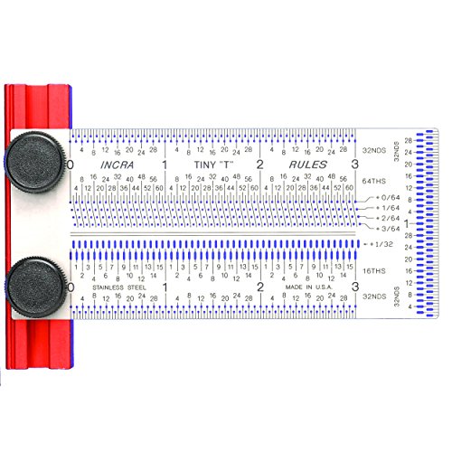 INCRA TINYT03 Precision Tiny T-Rule 3-Inch