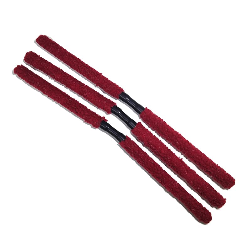 Aopkeo Paintball Marker Barrel Folding Double Swab Squeegee 3pcs